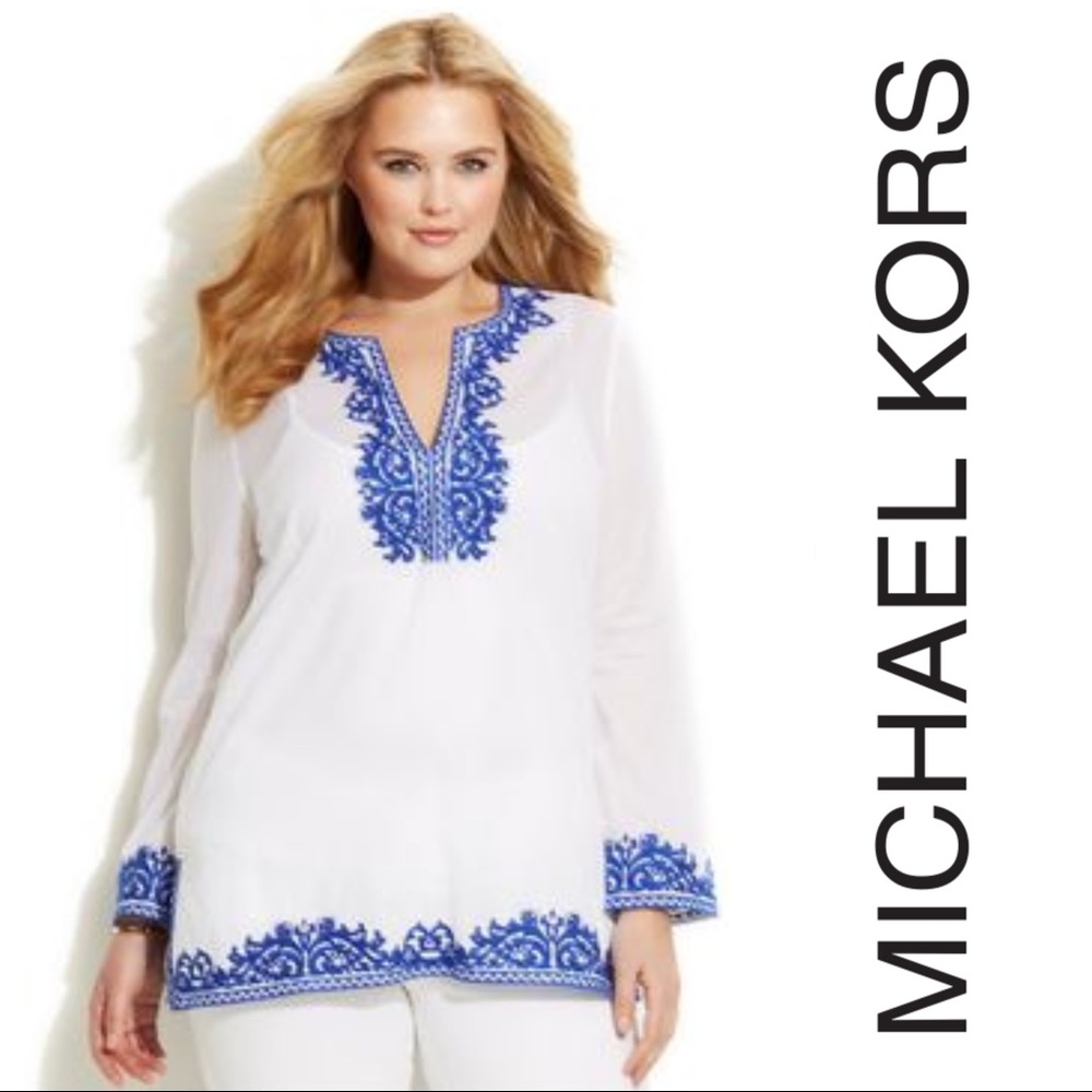 MICHAEL KORS Tunic Embroidery Size L